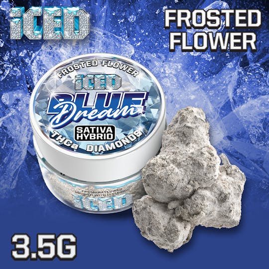 ICED - Jarred Infused Flower - 3.5g - Blue Dream - 1