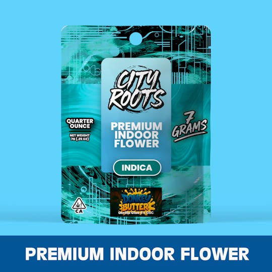 City Roots - Donkey Butter (Indica) Premium Flower 7g - 1
