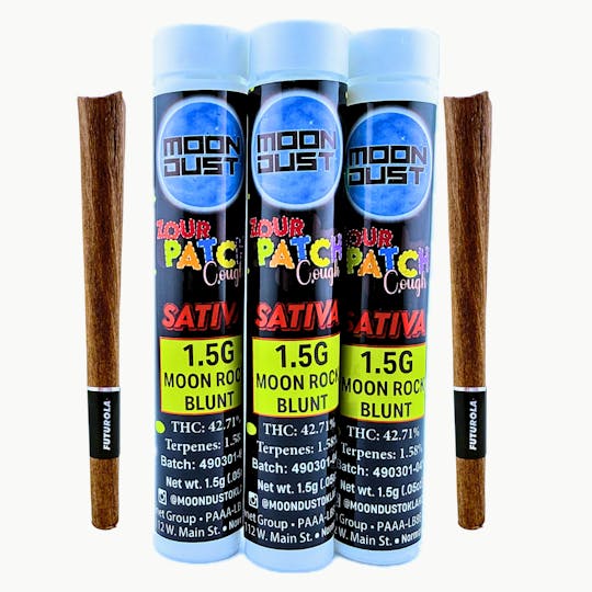 MOON DUST - 1.5G MOONROCK BLUNT - ZOUR PATCH COUGH - 1