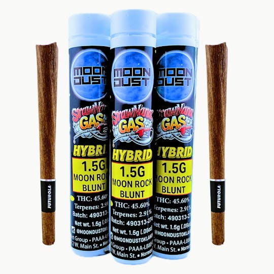 MOON DUST - 1.5G MOON ROCK BLUNT - STRAWNANA GAS - 1