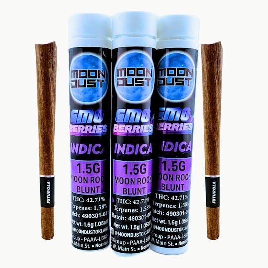 MOON DUST - 1.5G MOON ROCK BLUNT - GMO BERRIES - 1