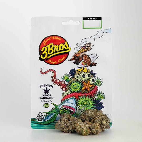 3 Bros Grow - 3 Bros | Indoor Flower | 7g | UPZD Runtz | Hybrid - 1