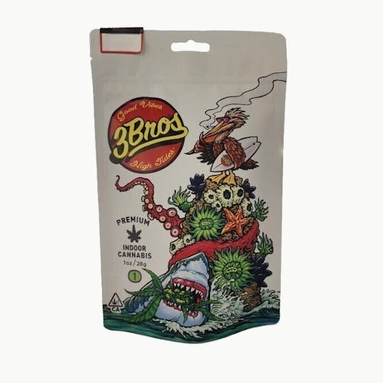 3 Bros Grow - 3 Bros | Indoor Flower | 28g | Sunset Sorbet | Hybrid - 1