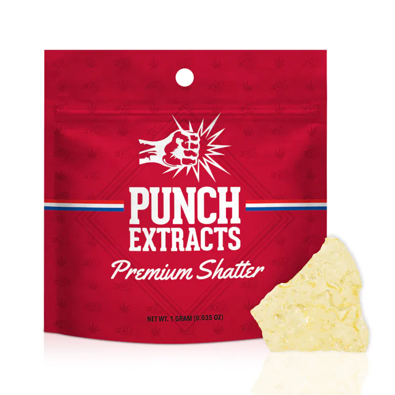Punch Edibles Apple Juice BHO Shatter (1g) concentrate