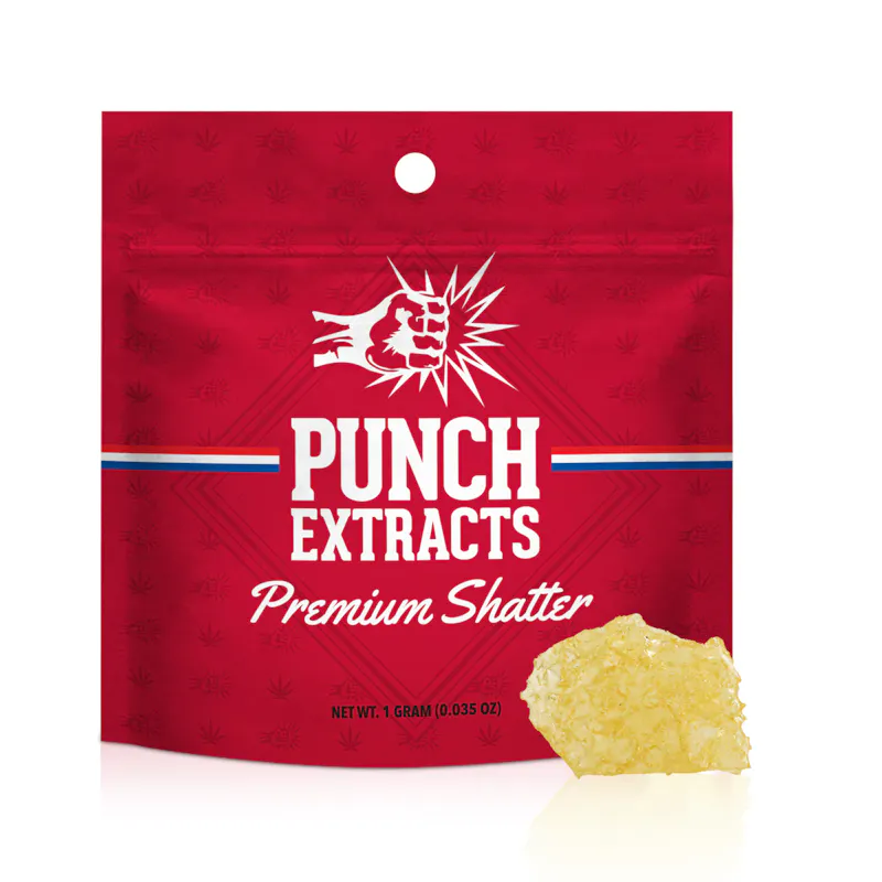 Punch Edibles Purple Punch BHO Shatter (1g) concentrate