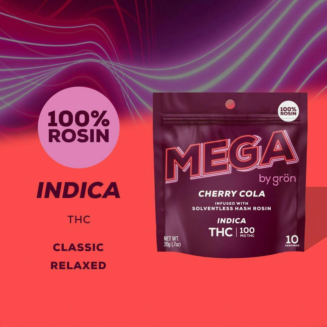 Grön Edibles - Cherry Cola Rosin Mega Pearl 50mg/2pk - 100mg - 1