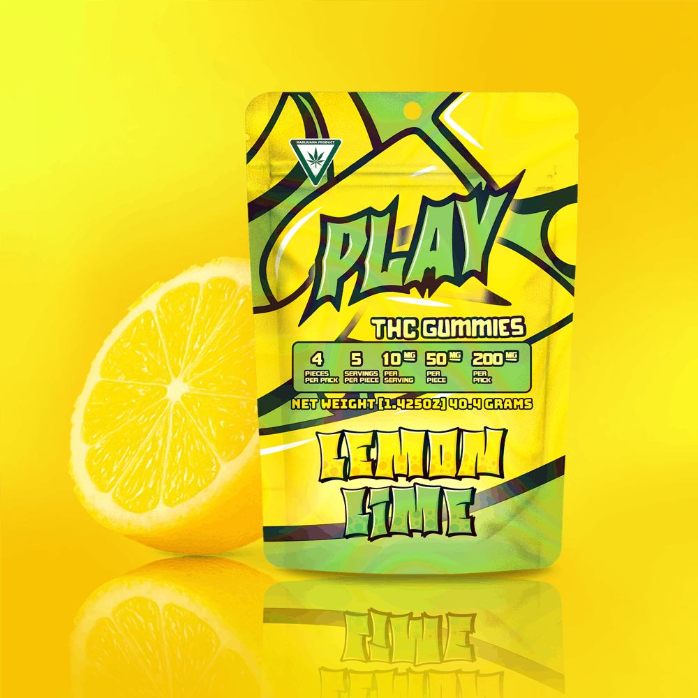Play Michigan - Play | Lemon Lime | 200mg | Gummies - 1