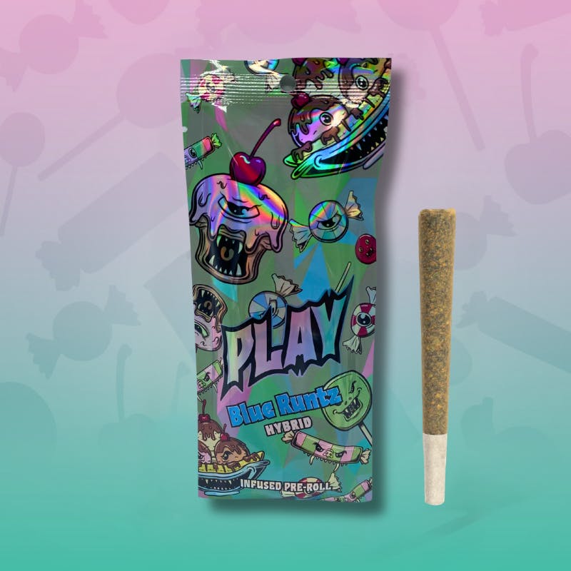 Play Michigan - Play | Blue Runtz | 1.2g | Infused Pre-Roll - 1