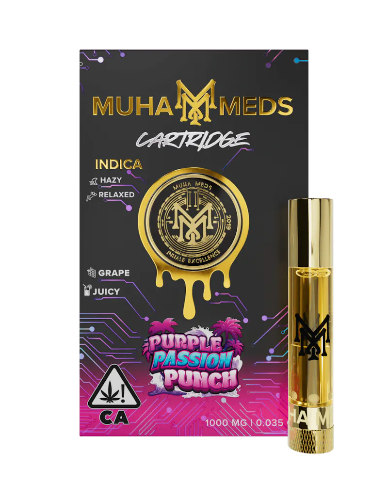 Muha Meds Purple Passion Punch Cartridge 1g