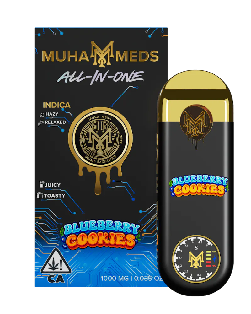 Muha Meds Blueberry Cookies Disposable 1g disposable