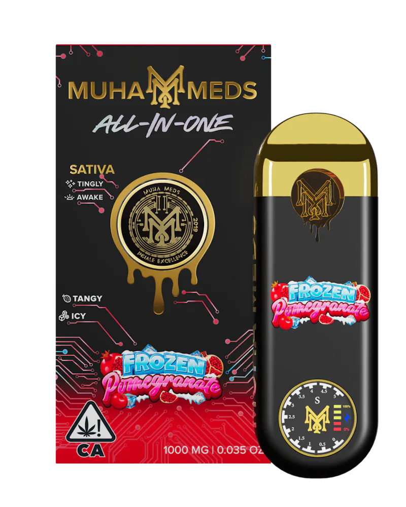 Muha Meds Frozen Pomegranate Disposable 1g disposable