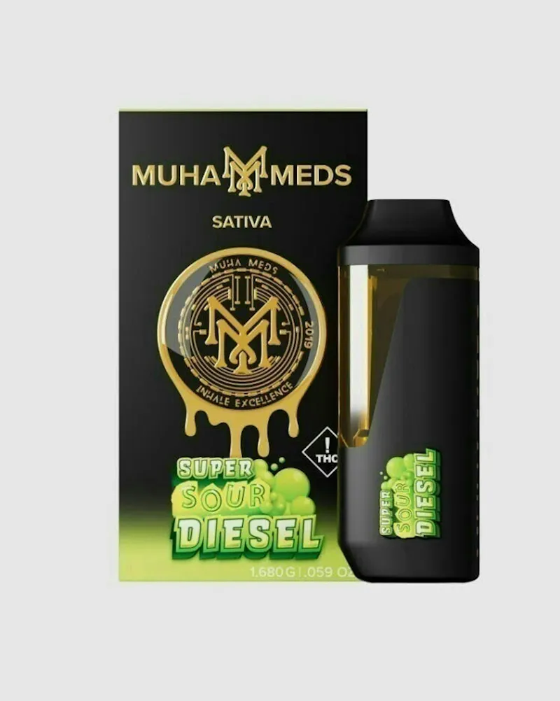 Muha Meds Super Sour Diesel Disposable 1.68g