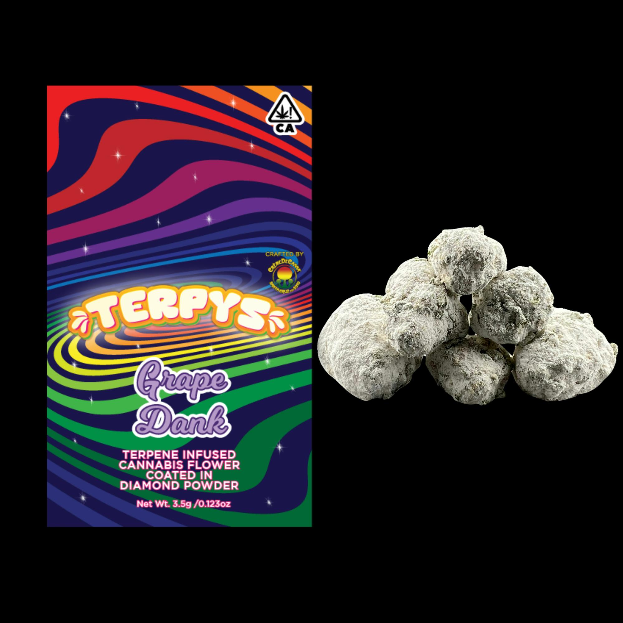 Creme De Canna - Terpys - Diamond Infused Flower - Grape Dank