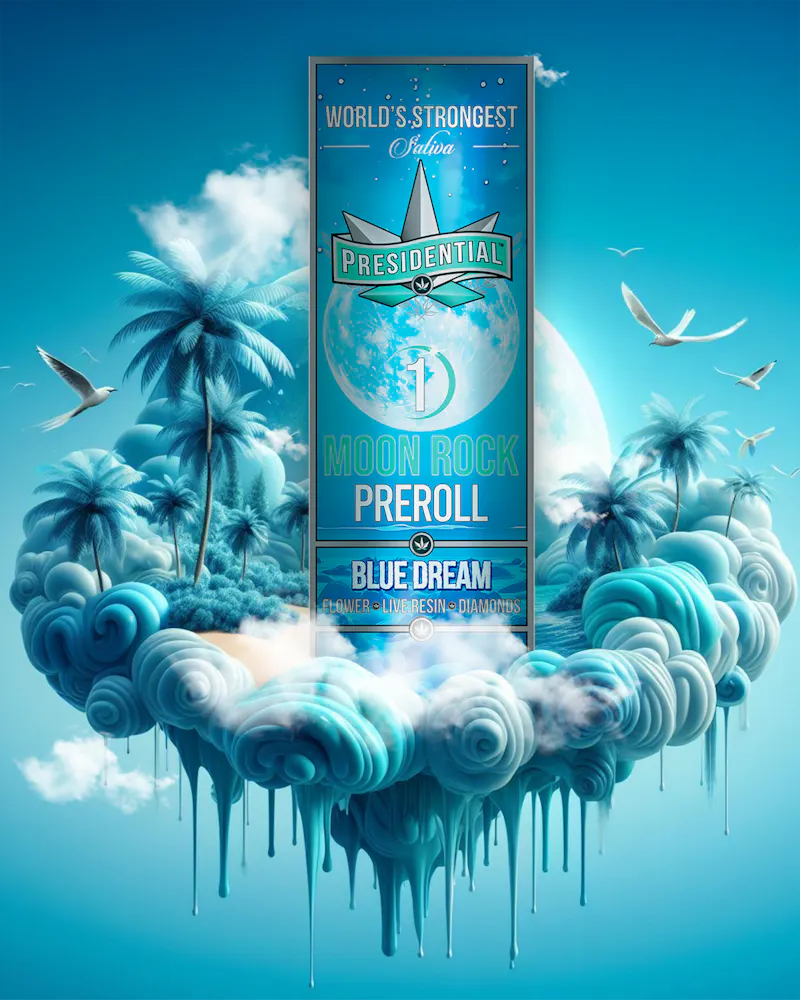 Presidential Moon Rock Preroll - Blue Dream pre-roll
