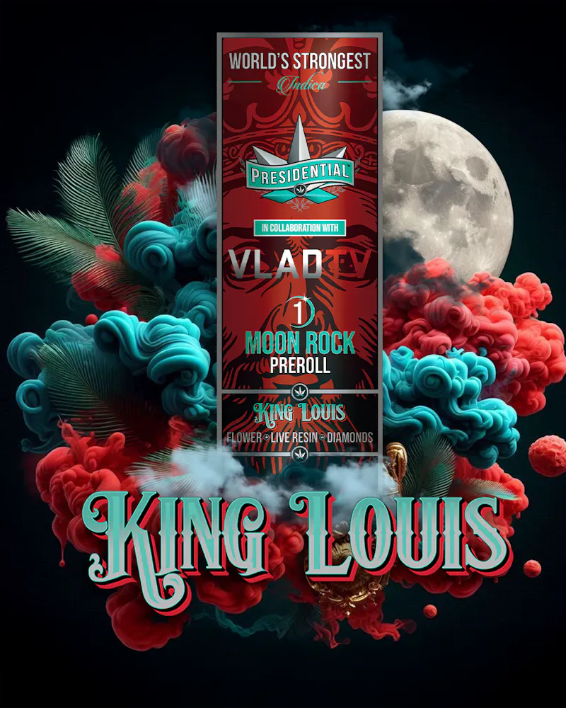 Presidential Moon Rock Preroll - King Louis pre-roll
