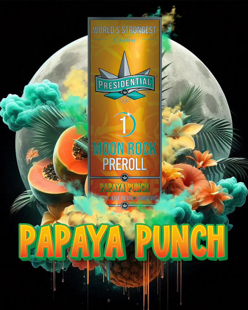 Presidential Moon Rock Preroll - Papaya Punch