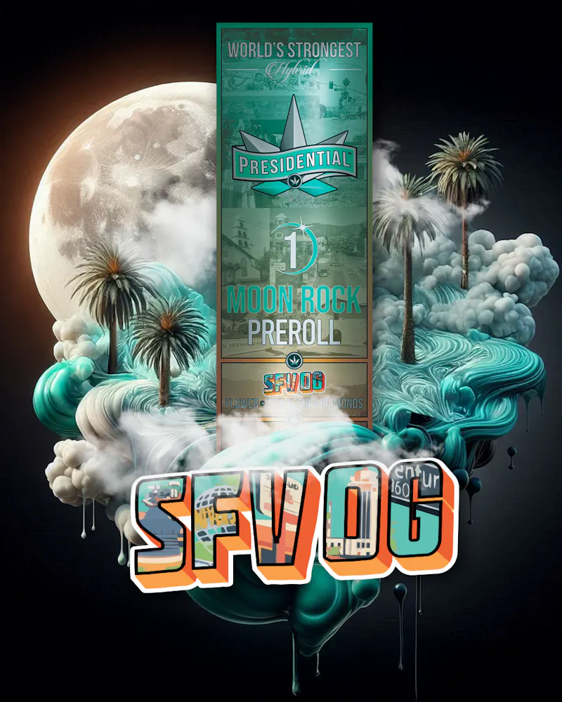 Presidential Moon Rock Preroll - SFV OG pre-roll