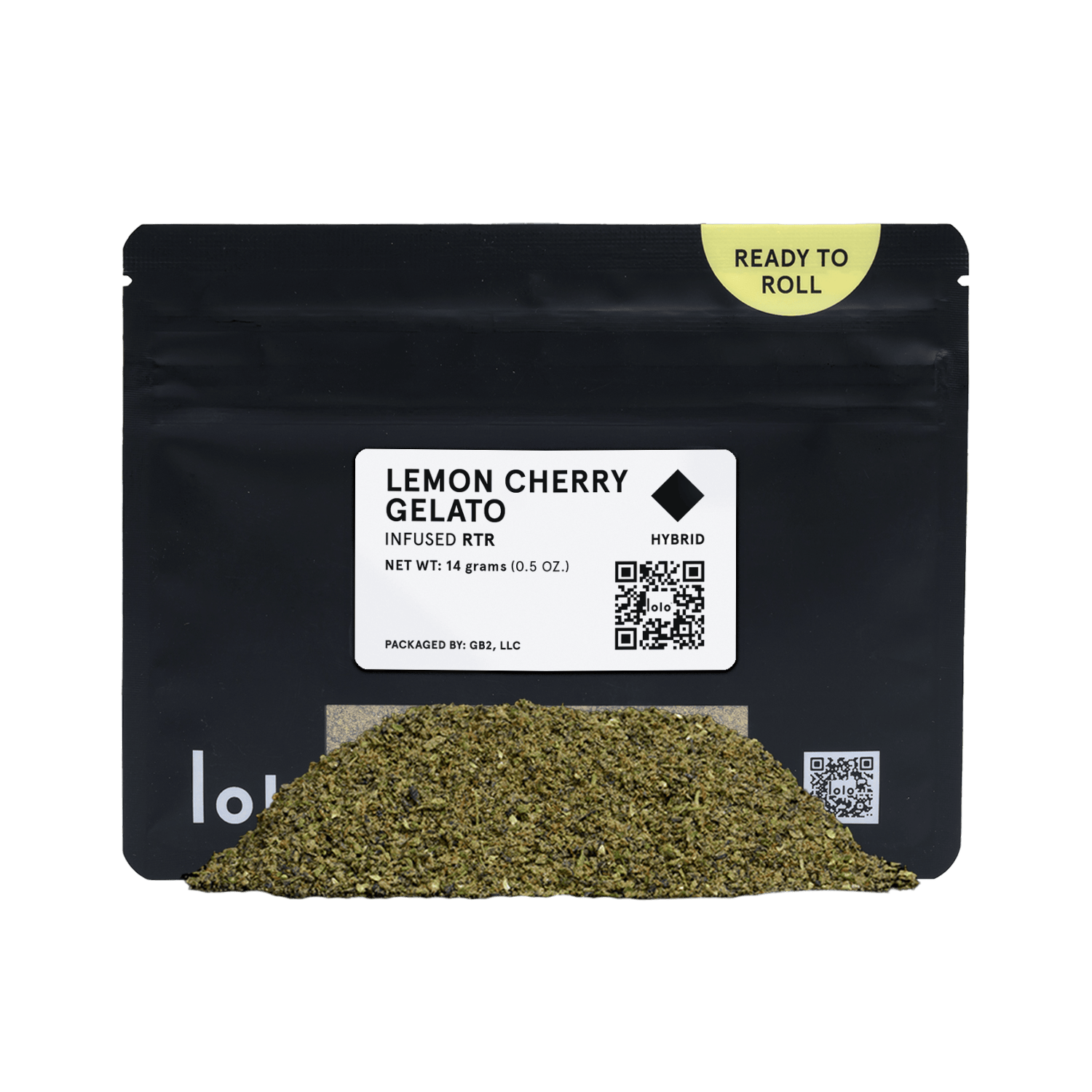 Lemon Cherry Gelato | Indoor Kief Infused Ready To Roll | 14g