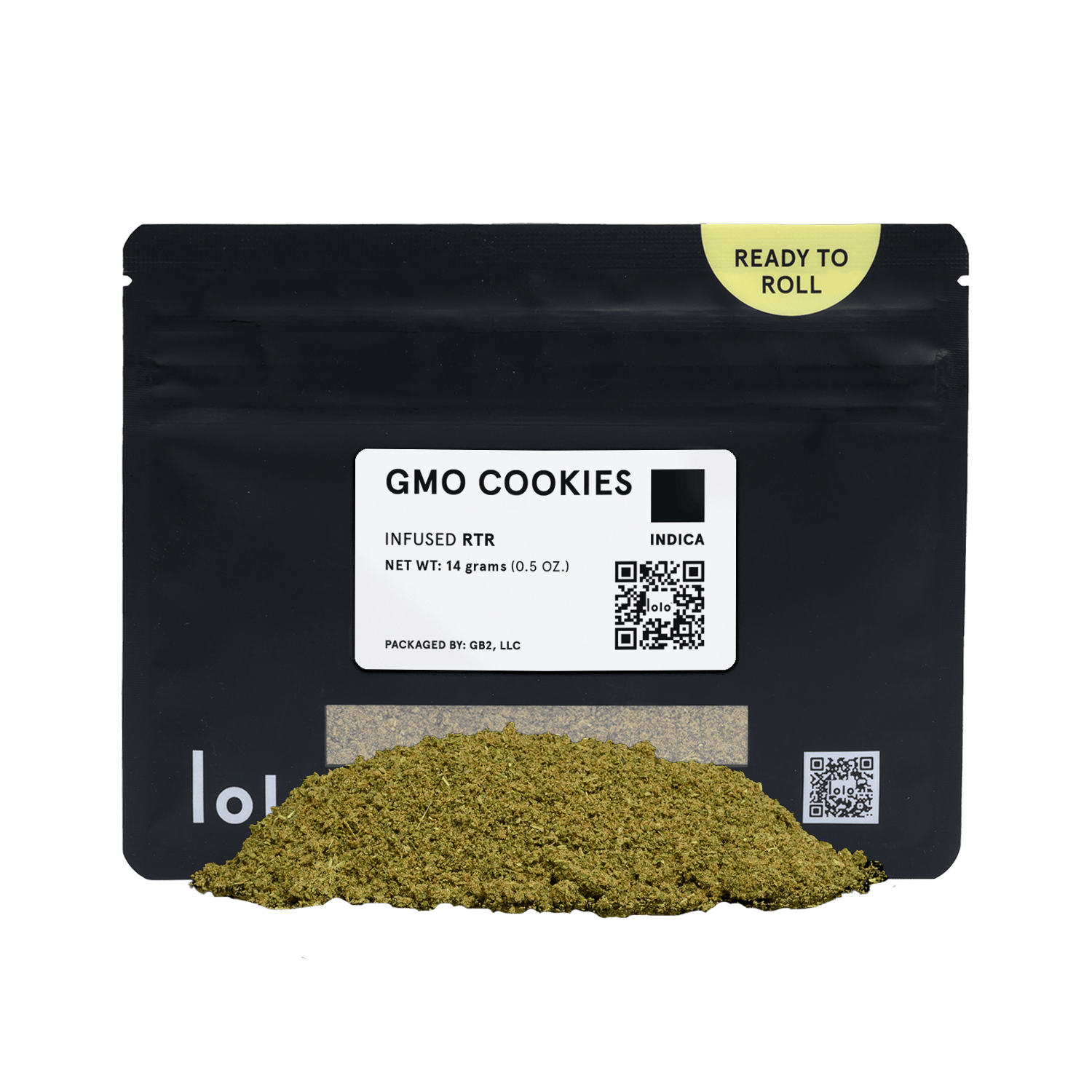 GMO Cookies | Indoor Kief Infused Ready To Roll | 14g