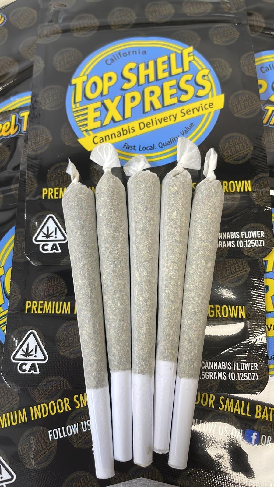 Top Shelf Express - Alien Black Dawg Naked Preroll (1g) - 1
