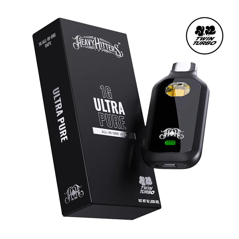 Heavy Hitters ATF Sativa - Ultra Extract High Potency Oil - 1G All-In-One Vape disposable
