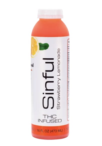 Sinful Beverages - Strawberry Lemonade Drink - 1