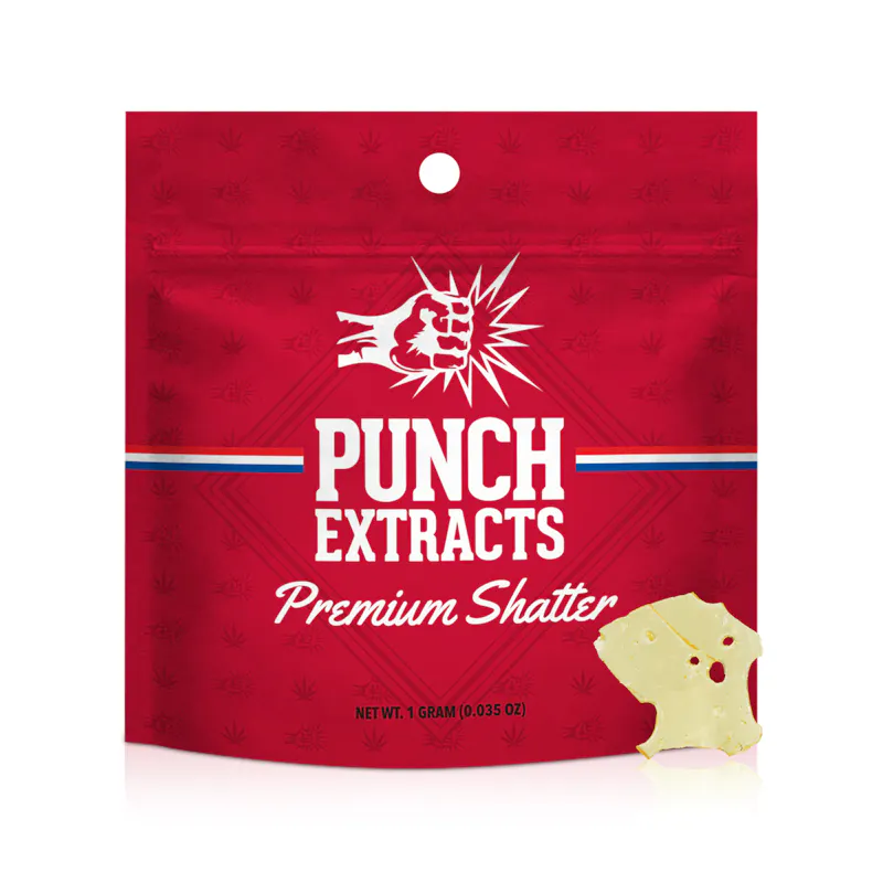 Punch Edibles Banana Smoothie BHO Shatter (1g)