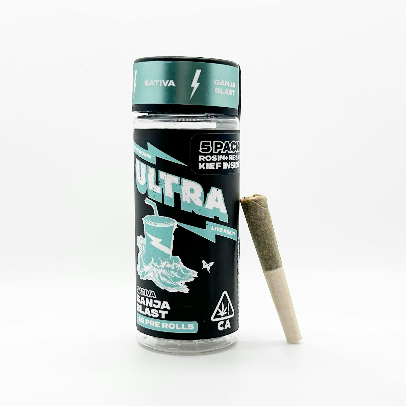 CLSICS Rosin & Rosin Infused Pre Rolls - CLSICS | Ganja Blast | Rosin Infused Joints | .5g | 5pk - 1