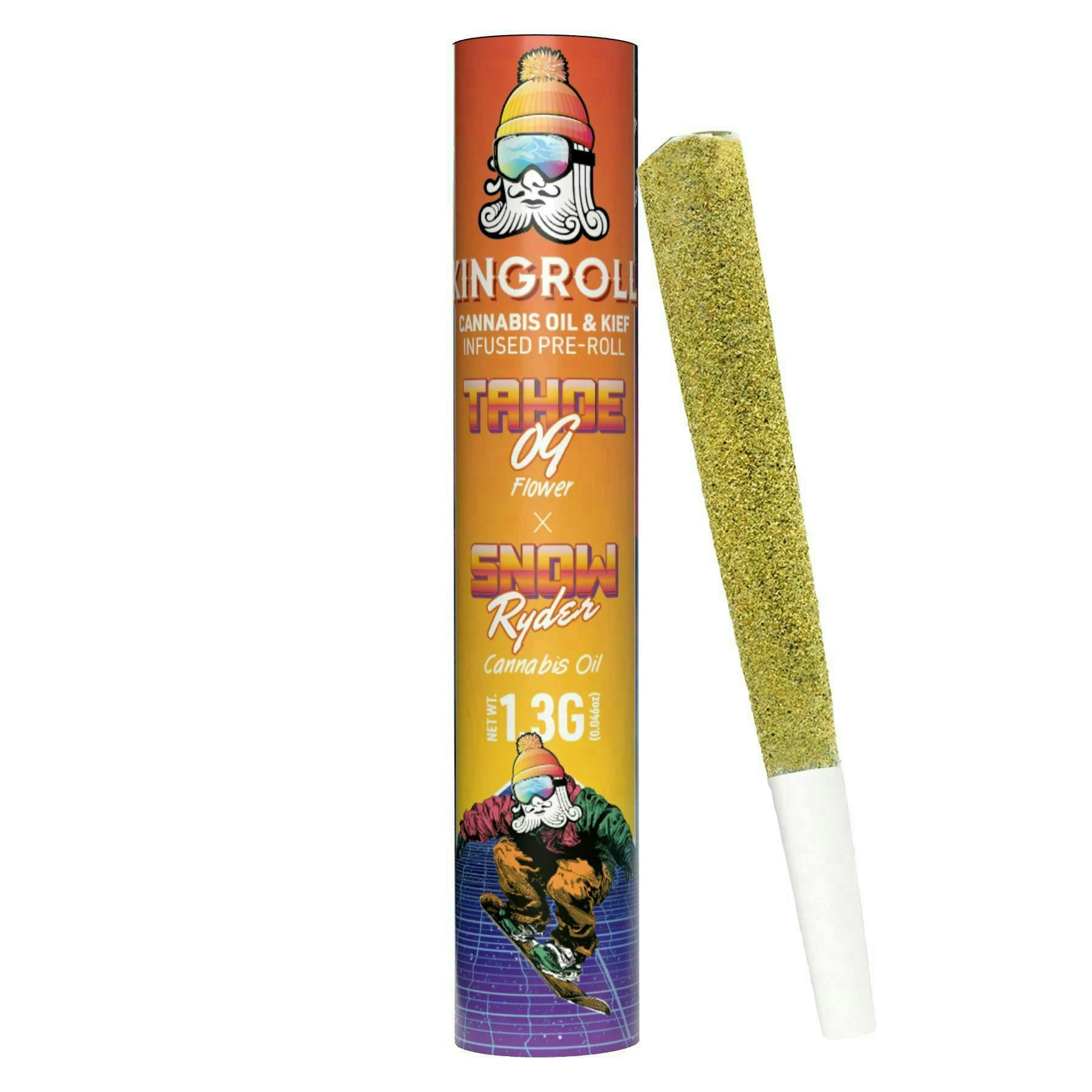 Kingroll - Kingroll Limited Edition | Tahoe OG x Snow Ryder | Infused Joint | 1.3g - 1
