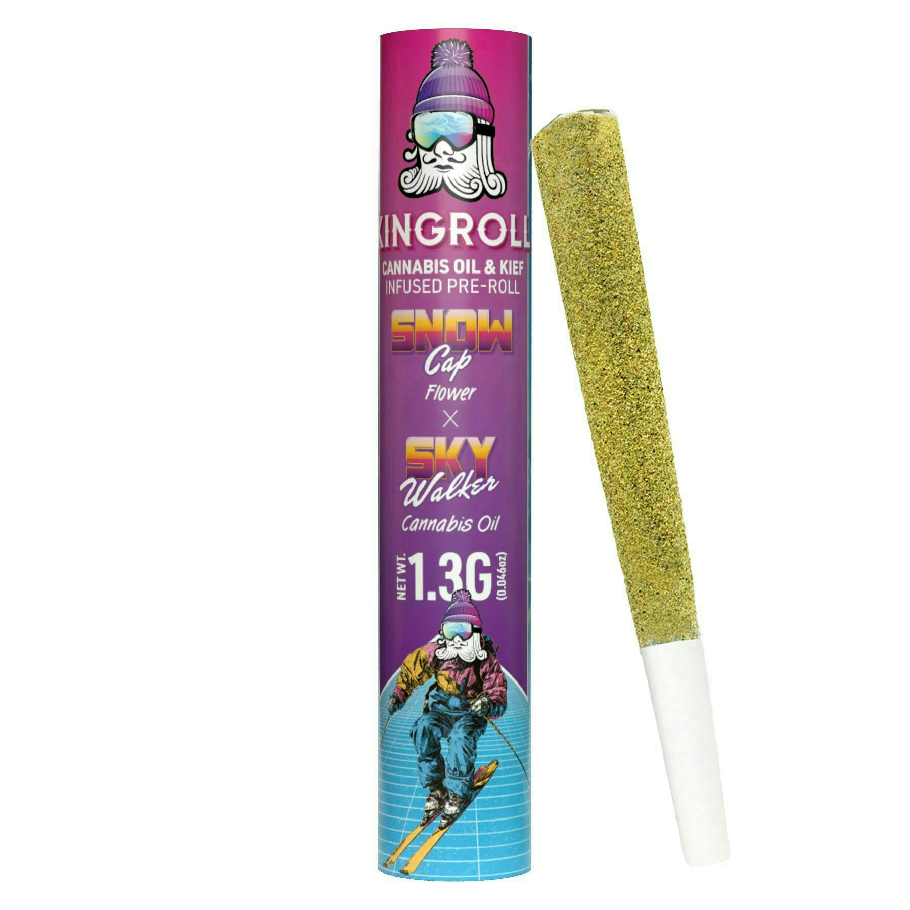 Kingroll - Kingroll Limited Edition | Snow Cap x Sky Walker | Infused Joint | 1.3g - 1