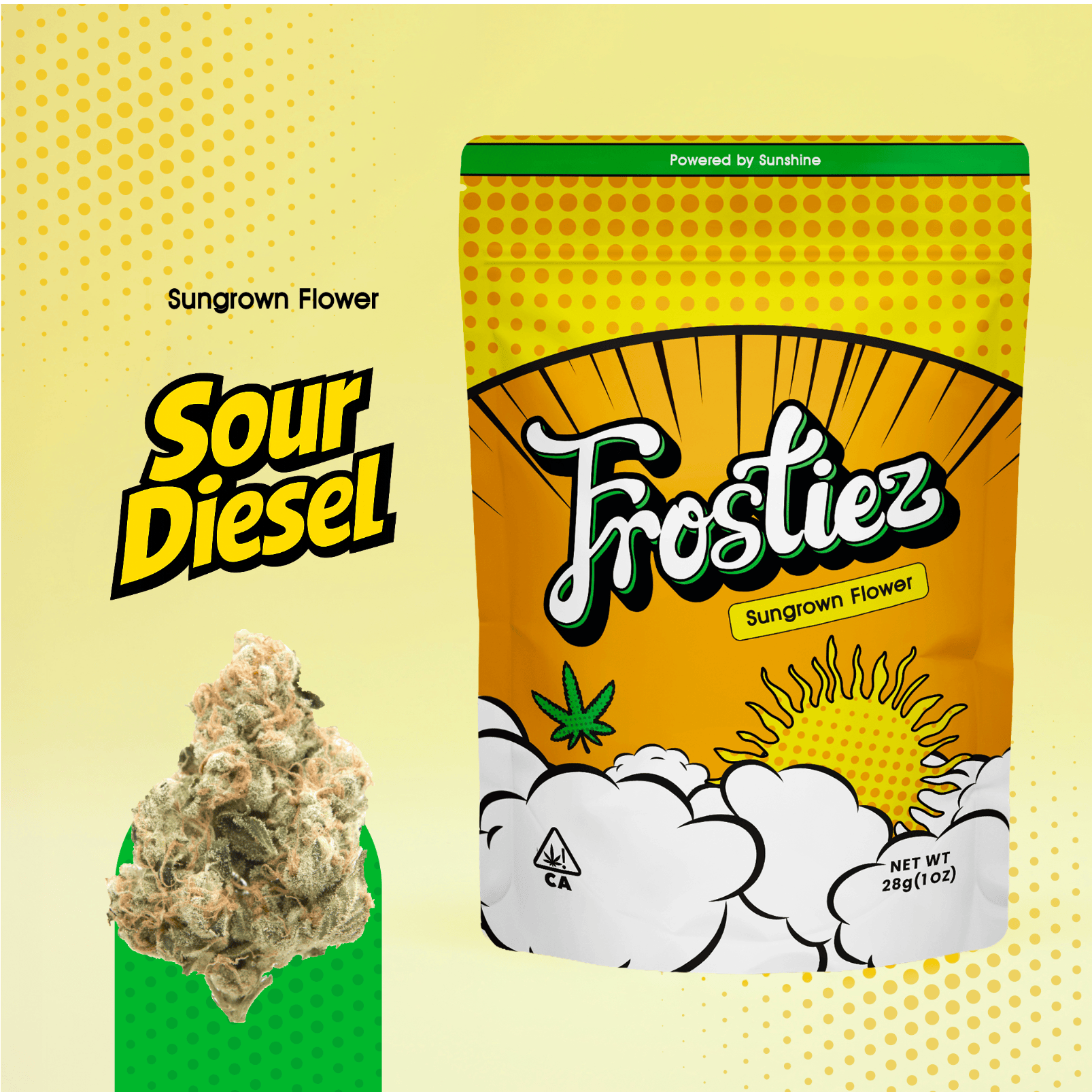 Frostiez - Sour Diesel SunGrown Flower - 28g - Sativa - 1