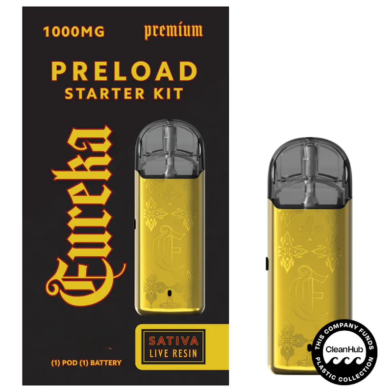 Eureka PRELOAD Starter Kit - 1g PREMIUM - Durban Poison