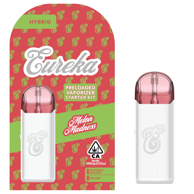 Eureka PRELOAD Starter Kit - 1g FUSION - Melon Madness disposable