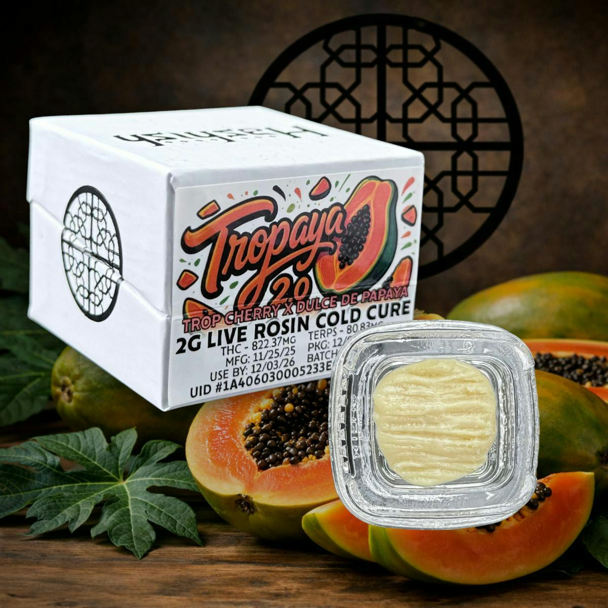 Tropaya 2.0 | Live Rosin | Cold Cure Badder | 2g