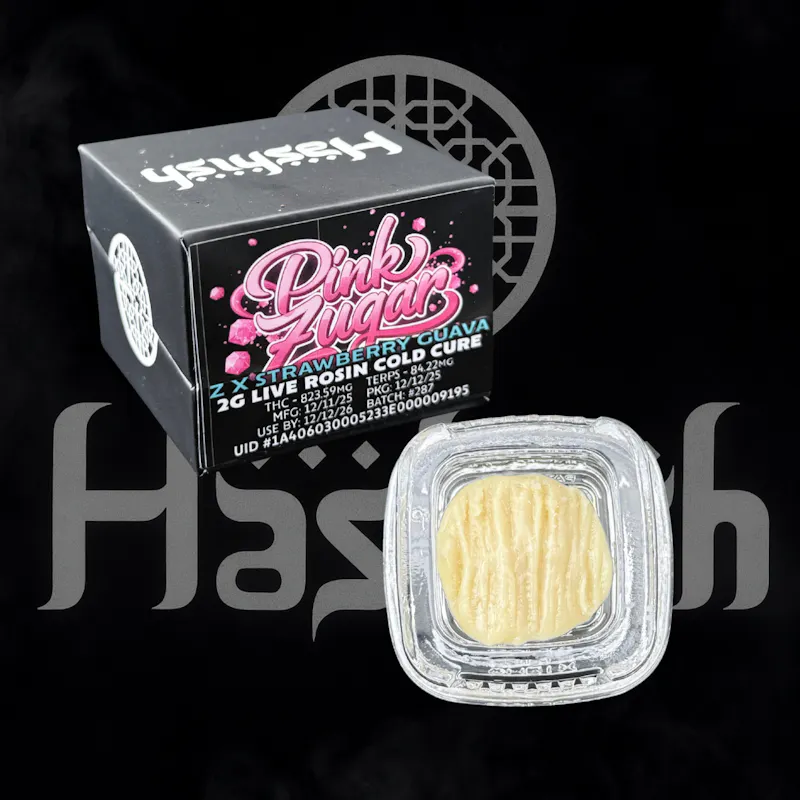 Hashish Pink Zugar 2g Rosin concentrate