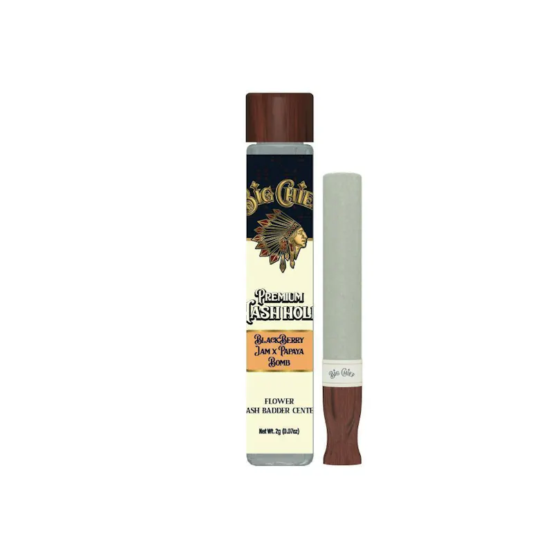 Big Chief Blackberry Jam x Papaya Bomb Infused Joint 2g pre-roll