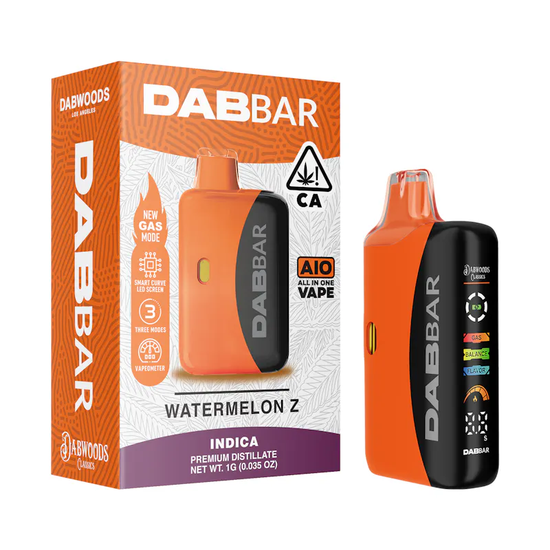 Dabwoods Watermelon Z Dab Bar Classics 3.0 1g