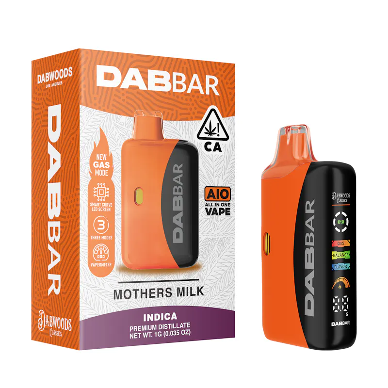 Dabwoods Mothers Milk Dab Bar Classics 3.0 1g concentrate