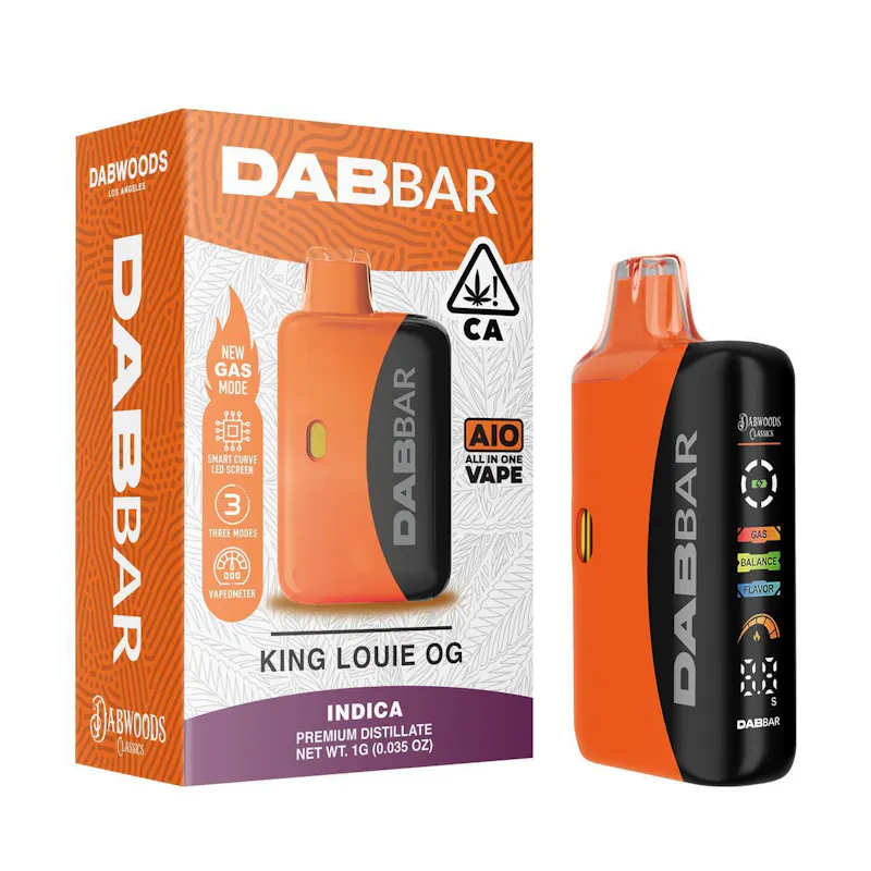 Dabwoods King Louie OG Dab Bar Classics 3.0 1g