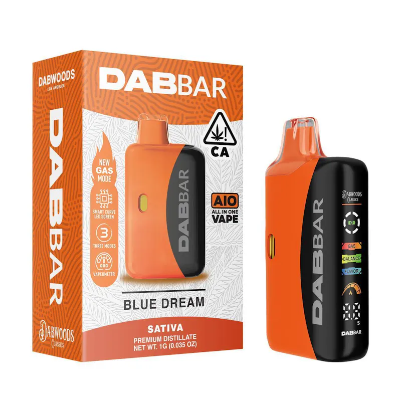 Dabwoods Blue Dream Dab Bar Classics 3.0 1g