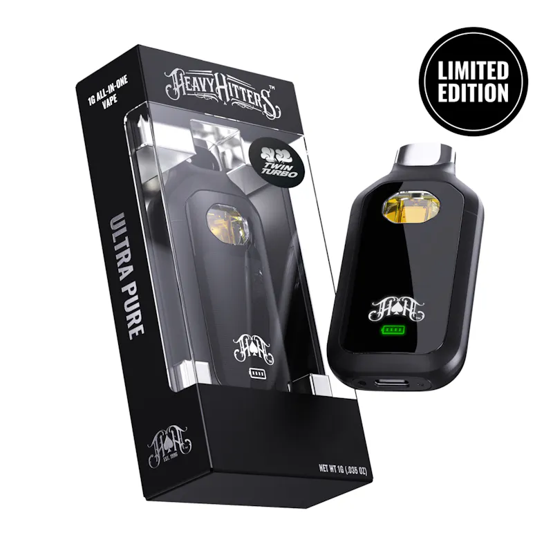 Heavy Hitters Mac Hybrid - Ultra Extract High Potency Oil - 1G All-In-One Vape disposable