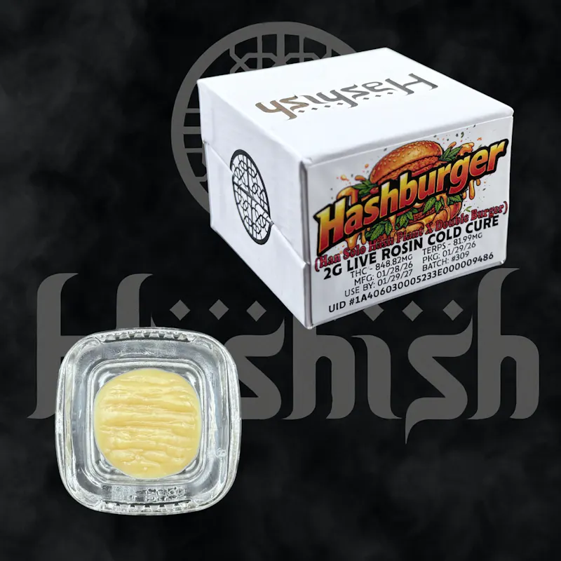 Hashish Hashburguer 2g Live Rosin