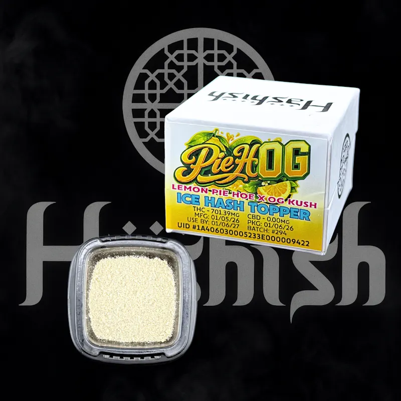 Hashish PieH OG 1g Ice Hash Topper concentrate