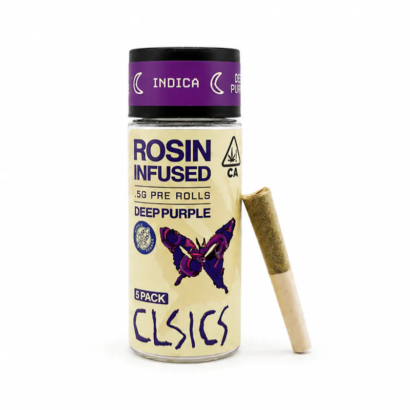 CLSICS - Deep Purple - Rosin Infused Joint - 0.5g pre-roll