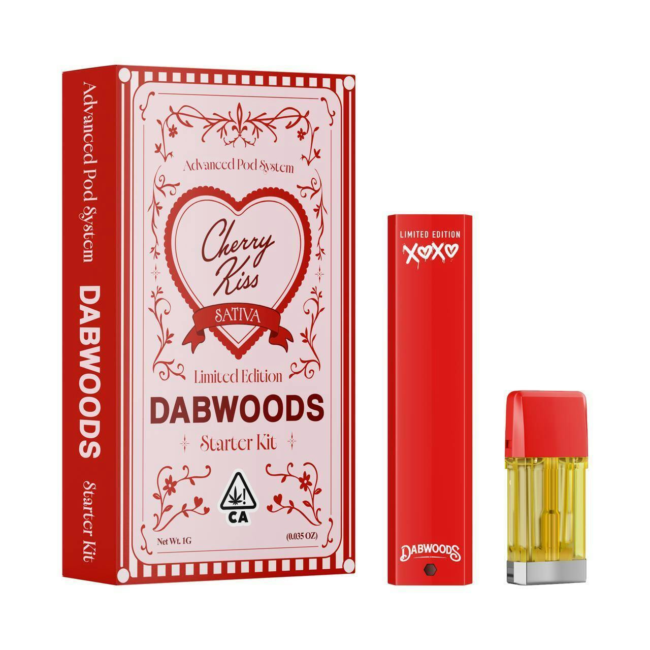 Dabwoods - VAPE - STARTER KIT CHERRY KISS 1G - 1