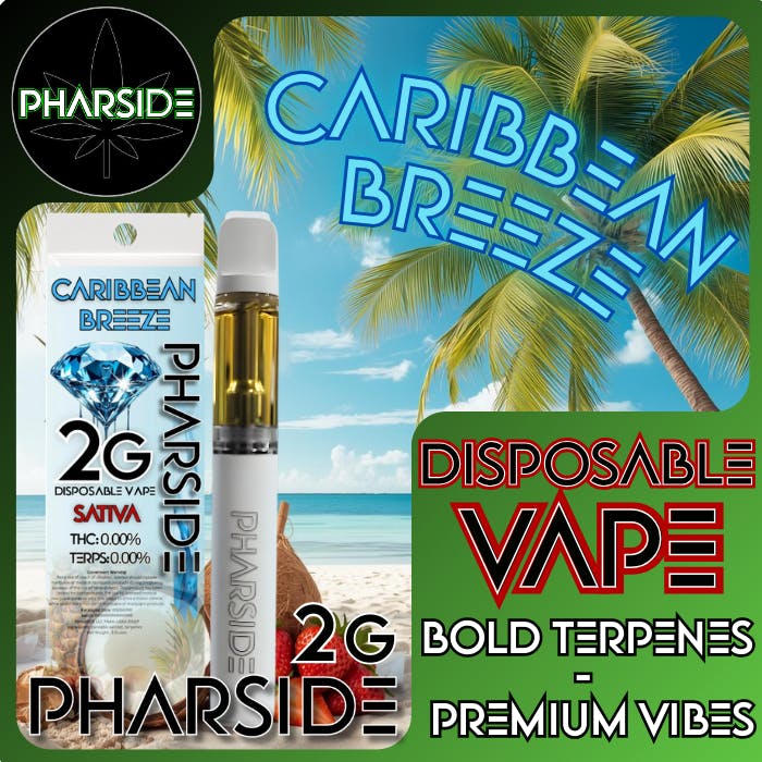 Pharside - Pharside - Disposable Vape - Caribbean Breeze 2g - 1