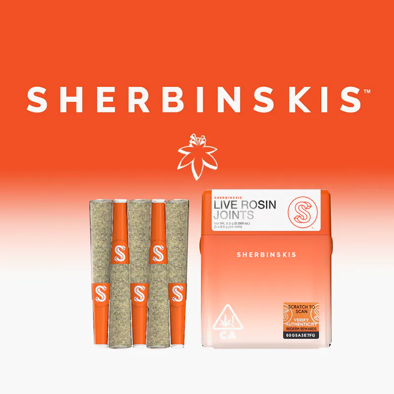 Sherbinskis | Bacio x Taziki Rosin Infused Minis | 5pk