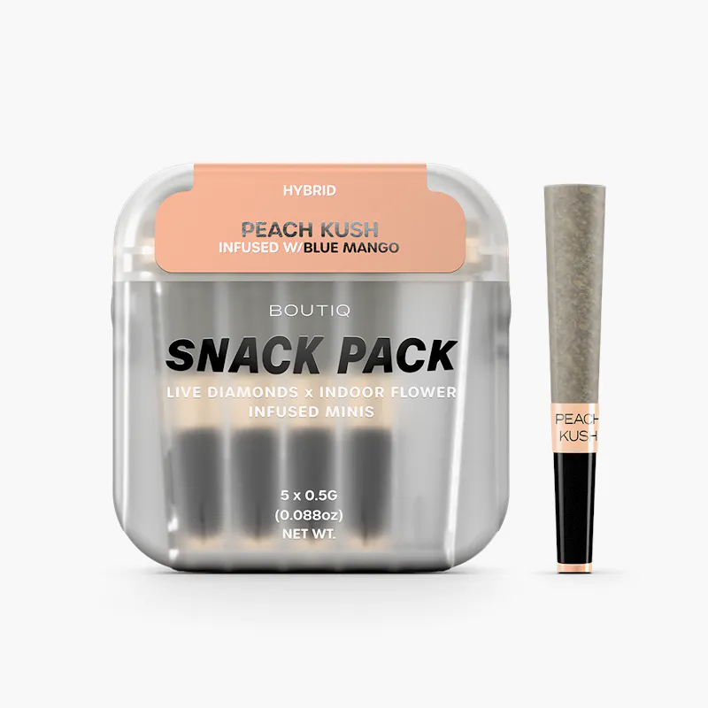 Boutiq | Peach Kush x Blue Mango Diamonds SP | Infused Minis | 5pk