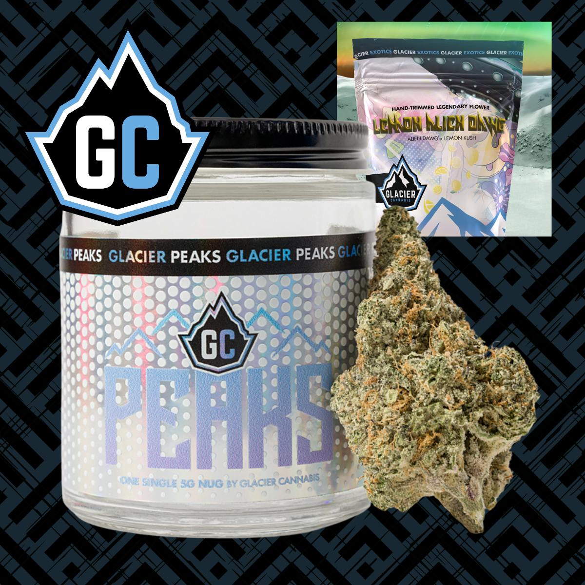 Glacier Cannabis | Lemon Alien Dawg | Peak | 5g