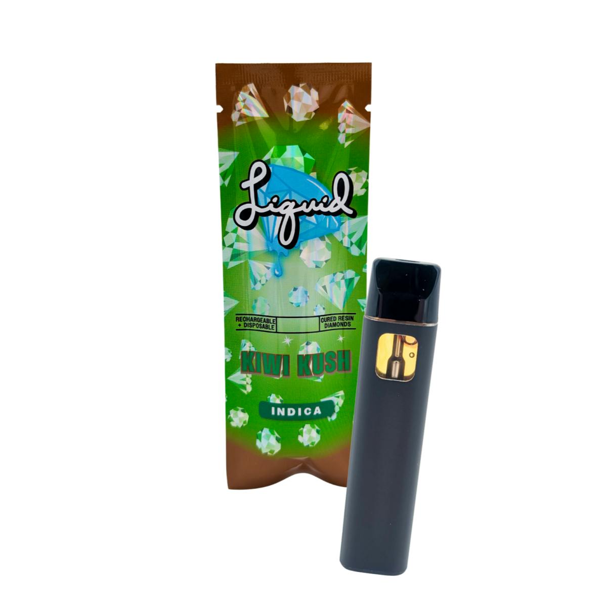 Coastal Remedies - Kiwi Kush | 1g Cured Diamond Disposable | Liquid - 1